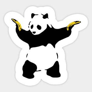 Bad Panda Stencil Sticker